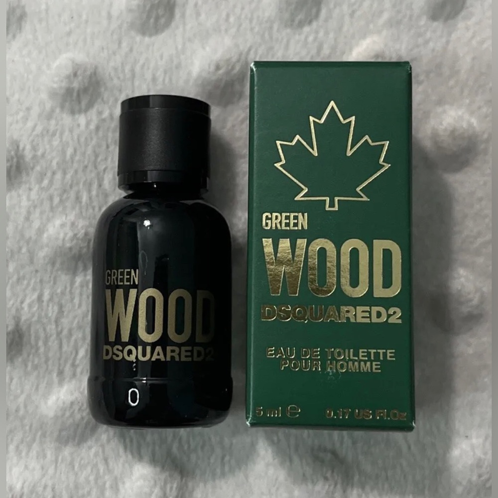 Dsquared2 Green Wood Pour Homme Eau De Toilette 5ml Miniature Fragrance NEW - Picture 1 of 4